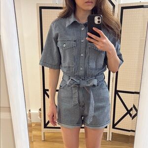 Denim Romper